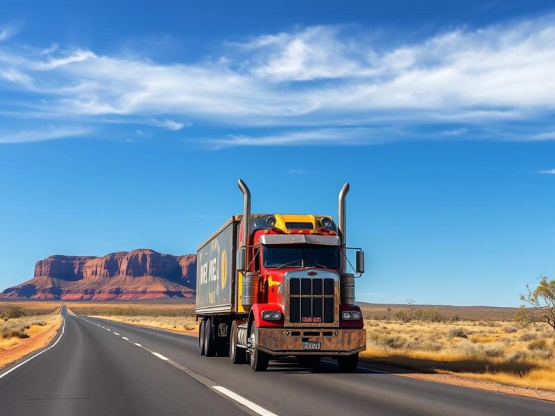 chauffeur poids lourds australie