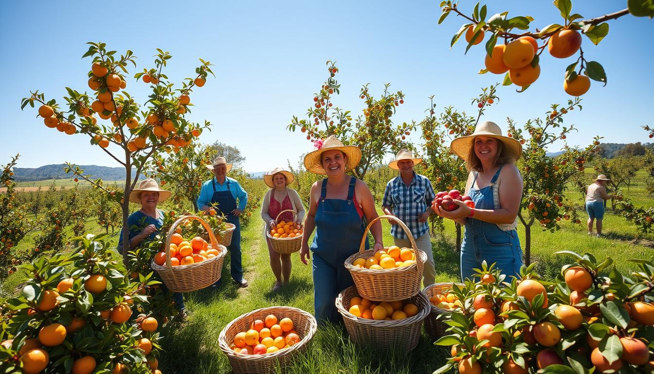 fruit picking Australie